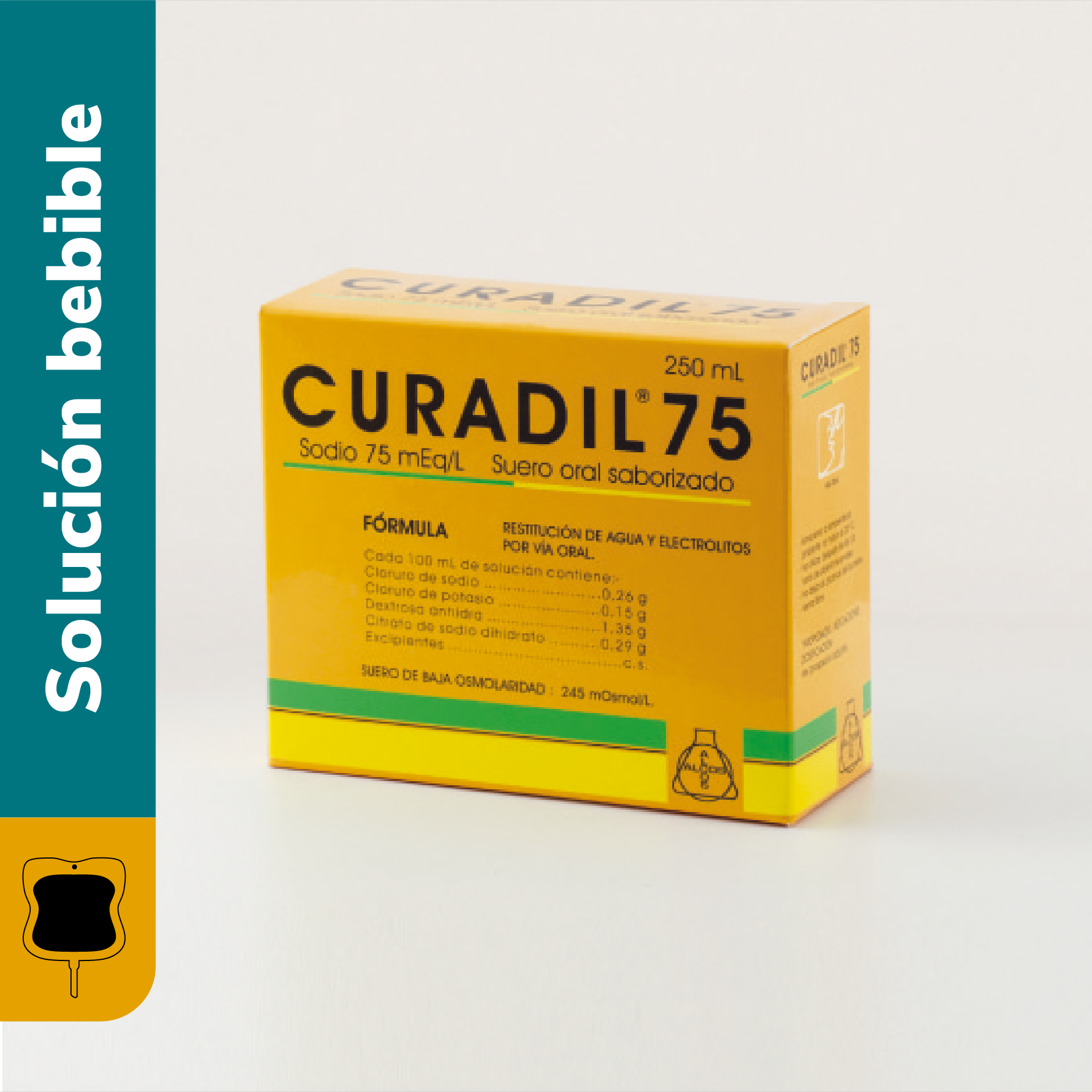 CURADIL 75 NARANJA 250 ML CJA X 1 INF